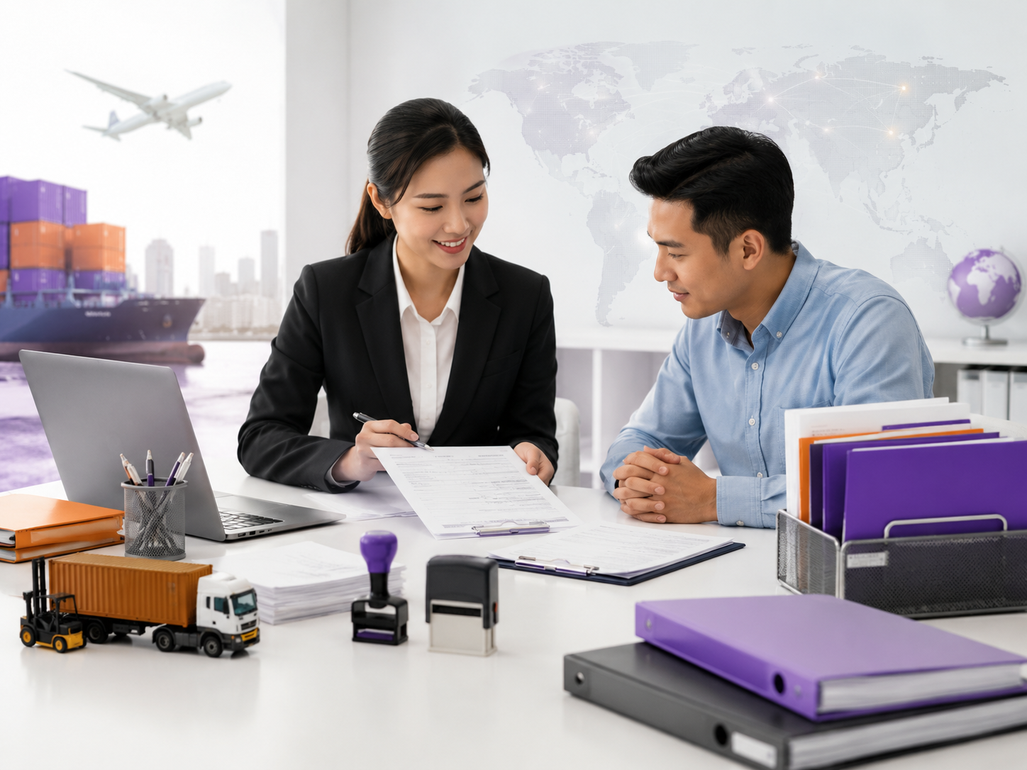 Export delivery coordination
